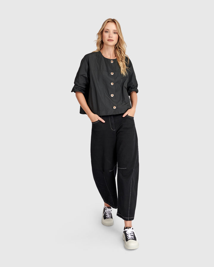 Urban Side Streets Topper Jacket, Black