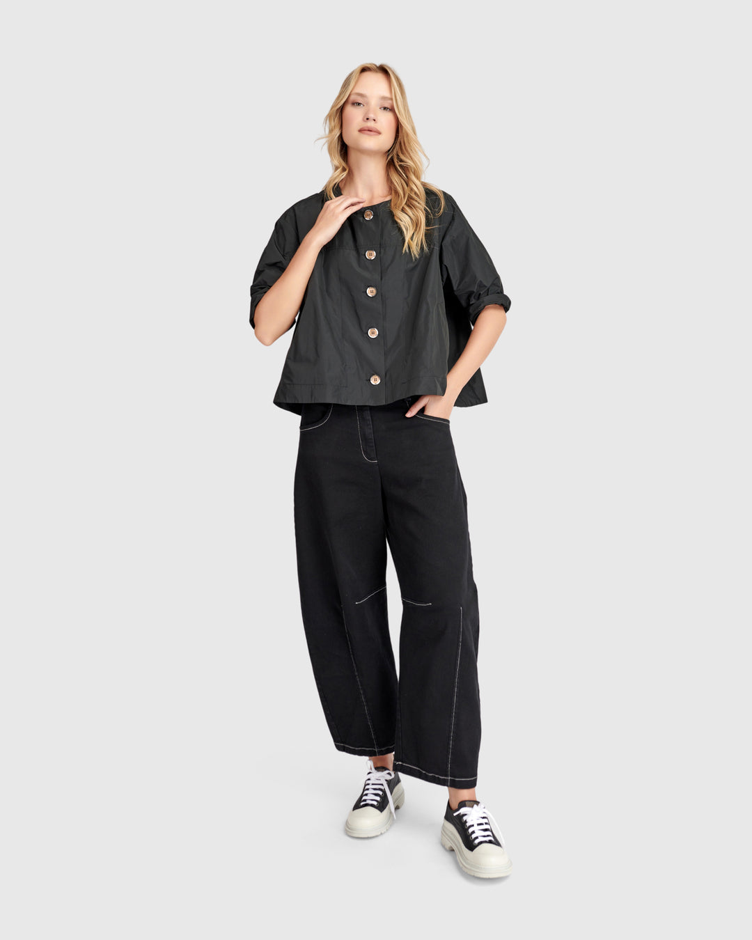 Urban Side Streets Topper Jacket, Black