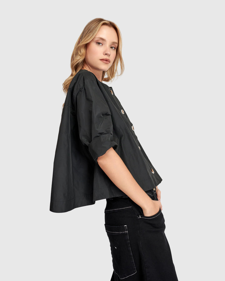 Urban Side Streets Topper Jacket, Black
