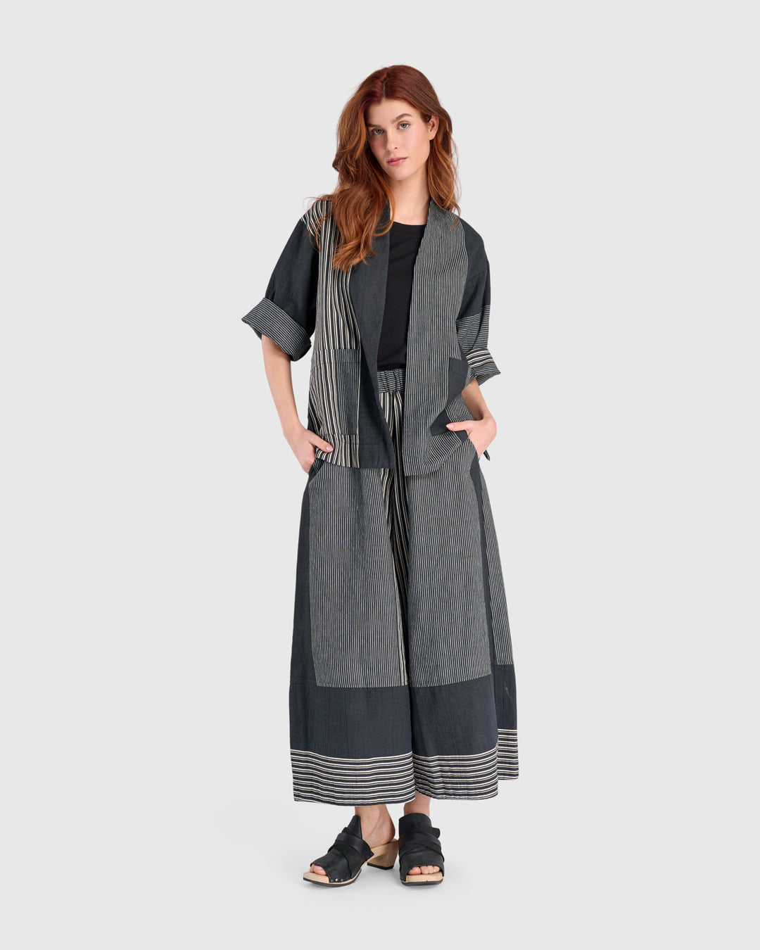 Urban Constellation Jacket, Slate Stripes