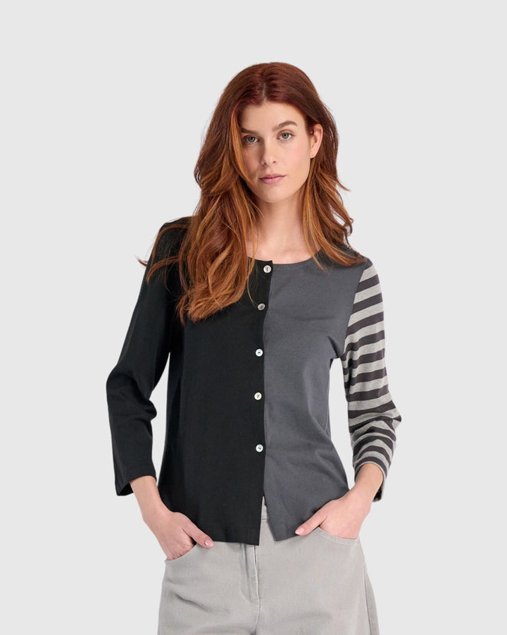 Urban Rally Colorblock Cardi, Mix