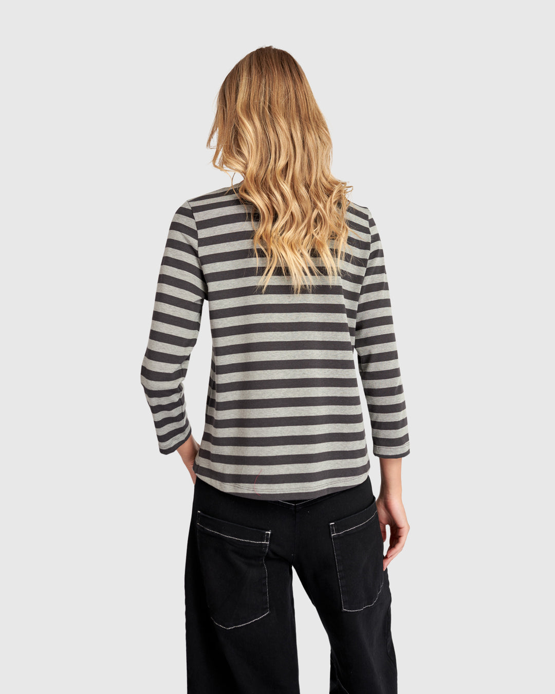 Urban Rally Stripes Cardi, Grey