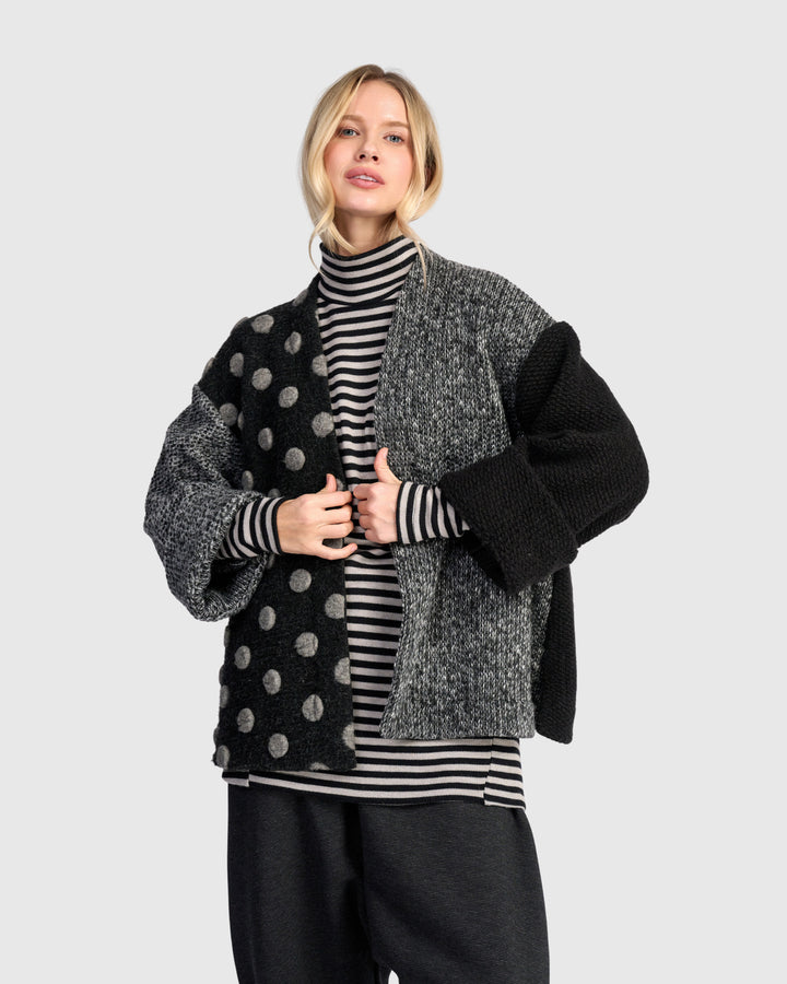 Urban Maggie Cardigan, Grey Mix