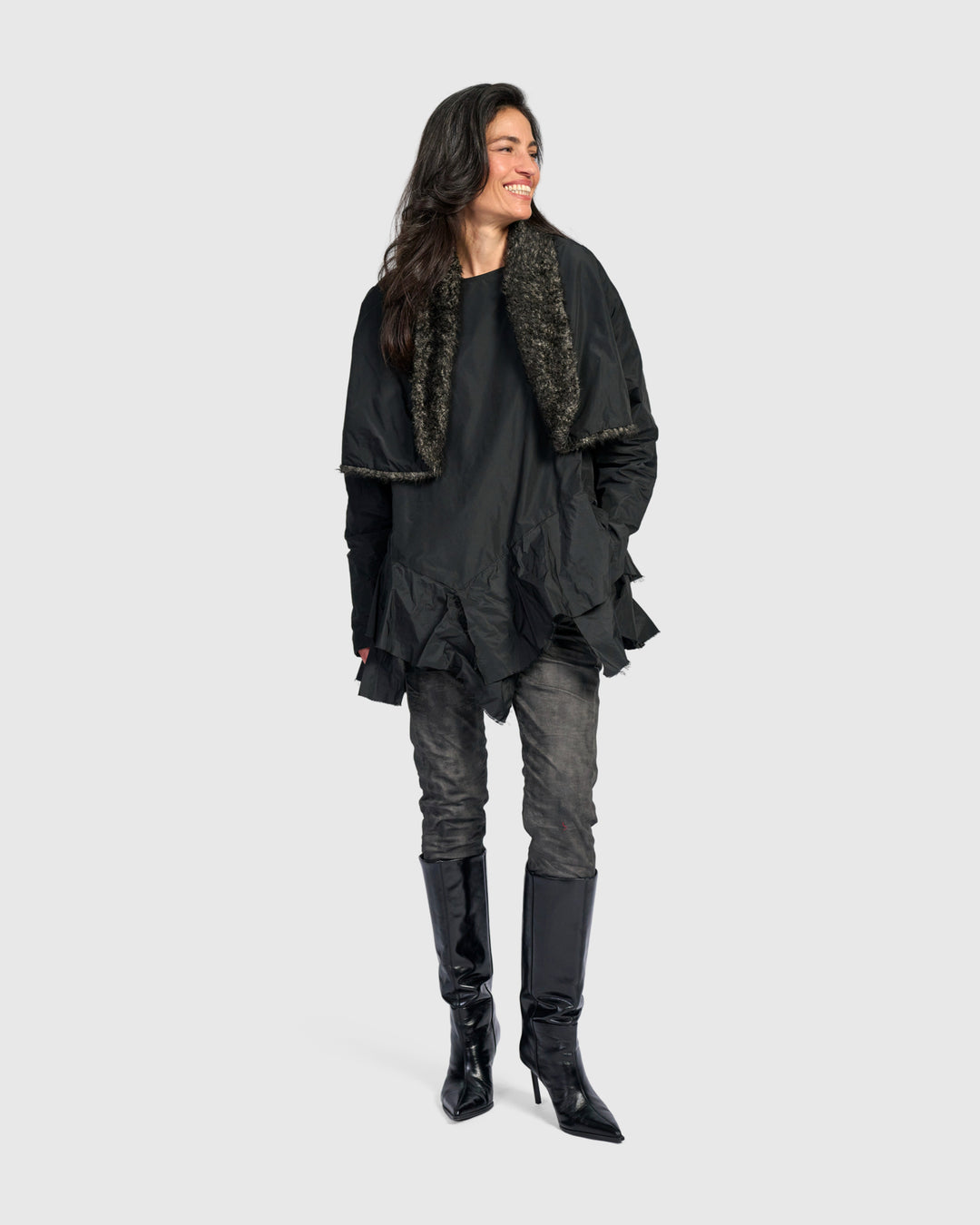 Urban Lav Shrug Jacket, Black