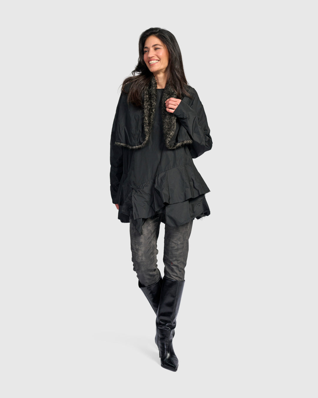 Urban Lav Shrug Jacket, Black