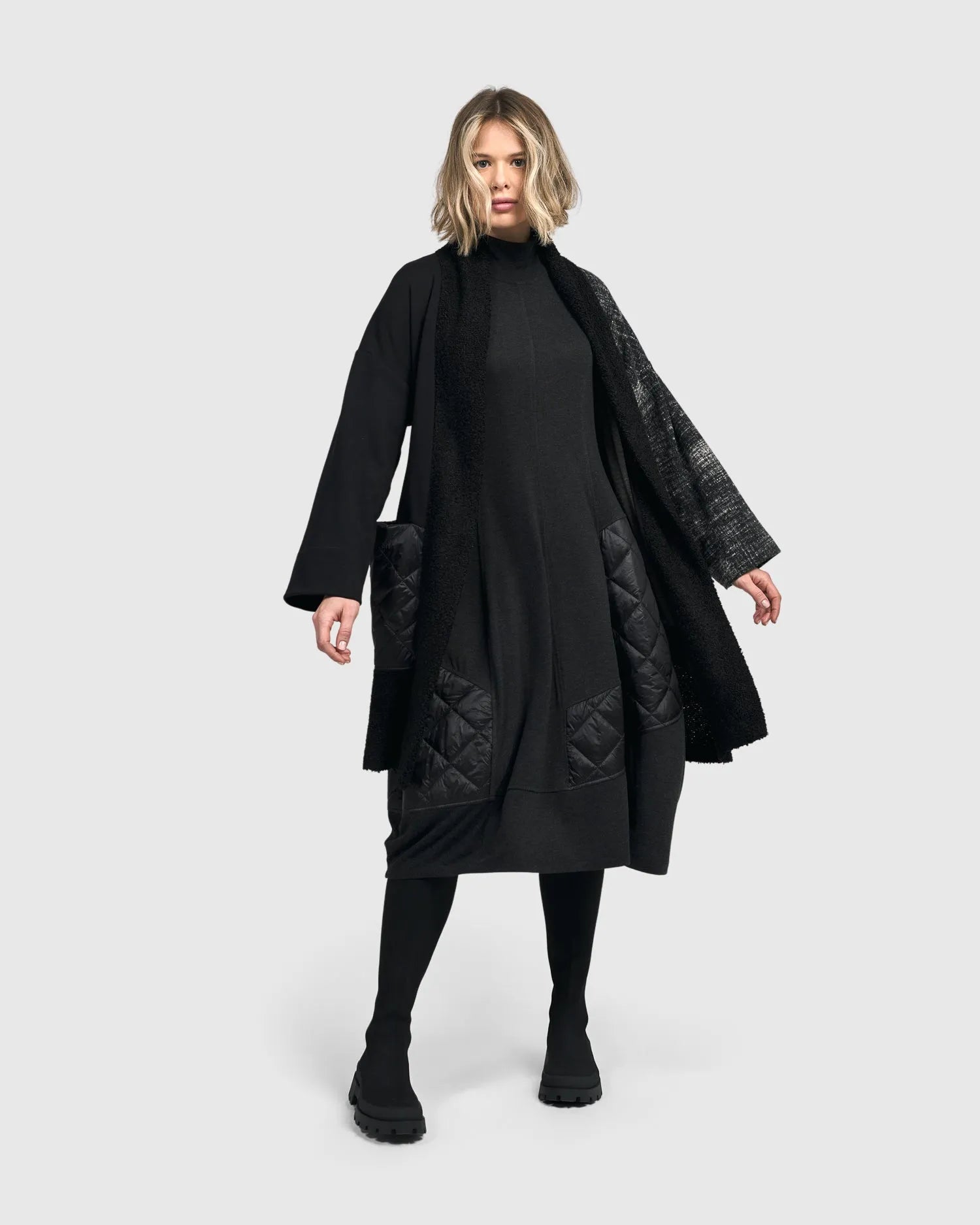 Urban Lucienne Cocoon Dress, Black – Alembika U.S.