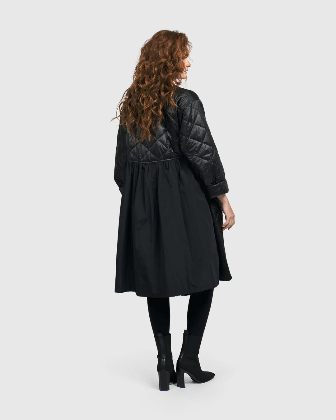 Urban Nightwalk Overcoat, Black