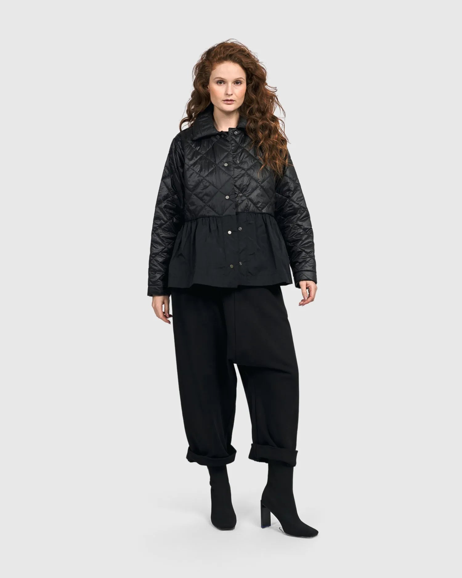 Urban Sarafine Babydoll Jacket, Black – Alembika U.S.
