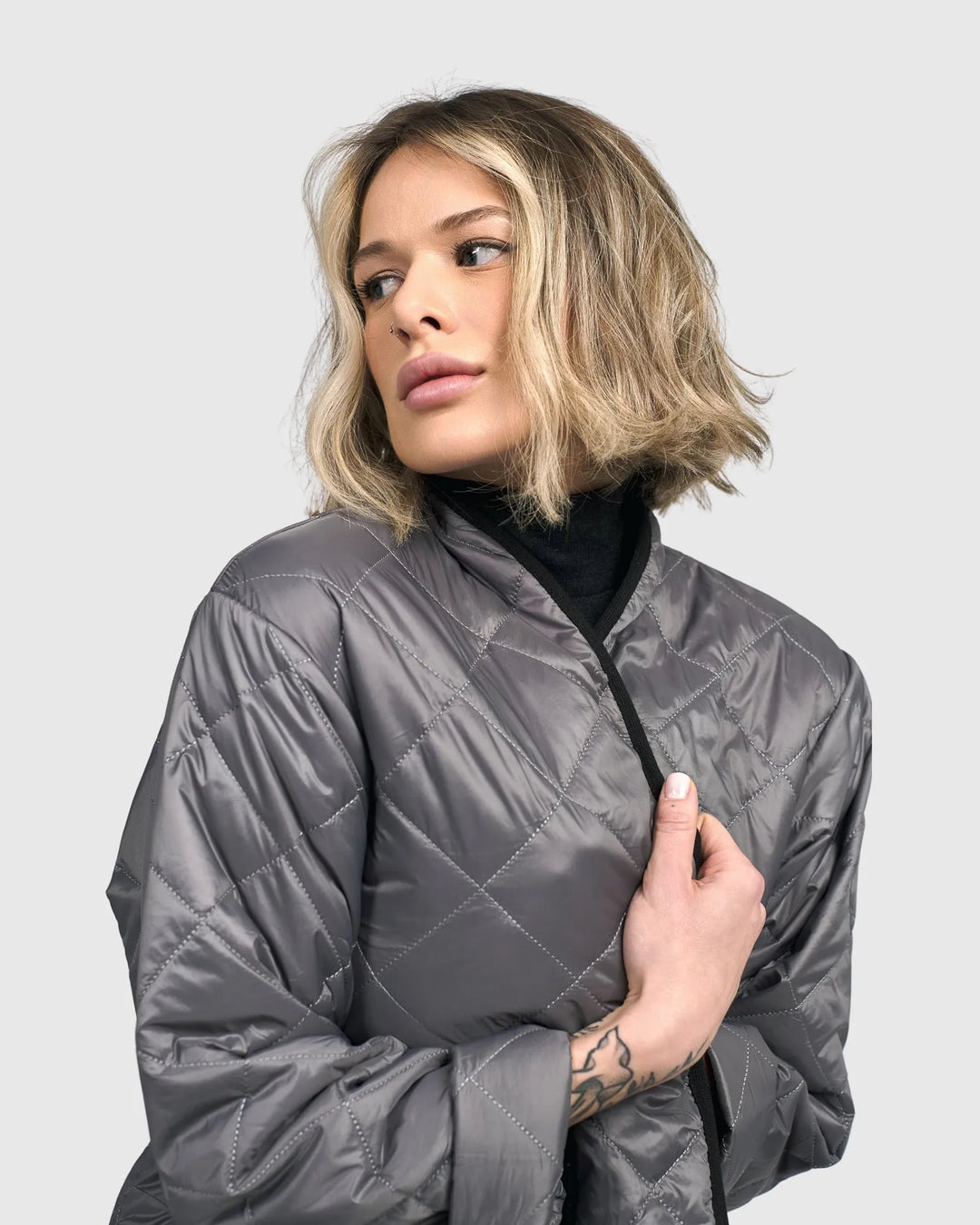 Urban Stardust Puffer Jacket, Silver