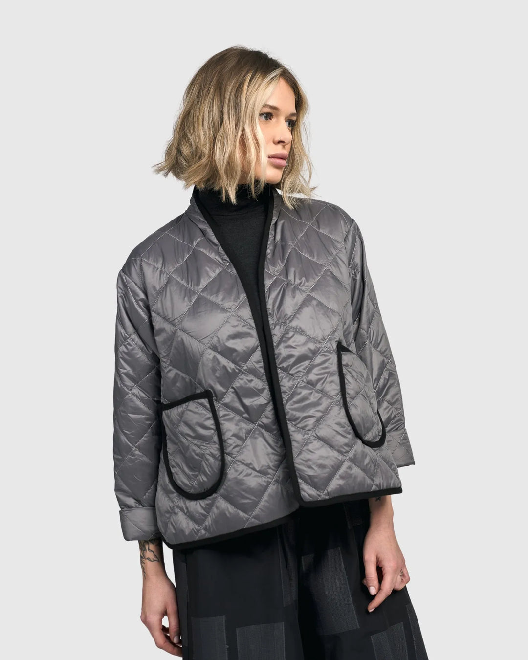 Urban Stardust Puffer Jacket, Silver