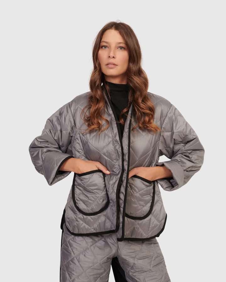 Urban Stardust Puffer Jacket, Silver