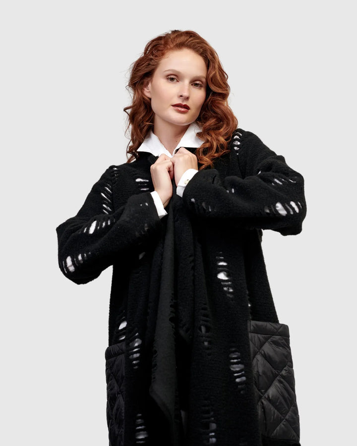 Urban Morgana Distressed Coat, Rifts