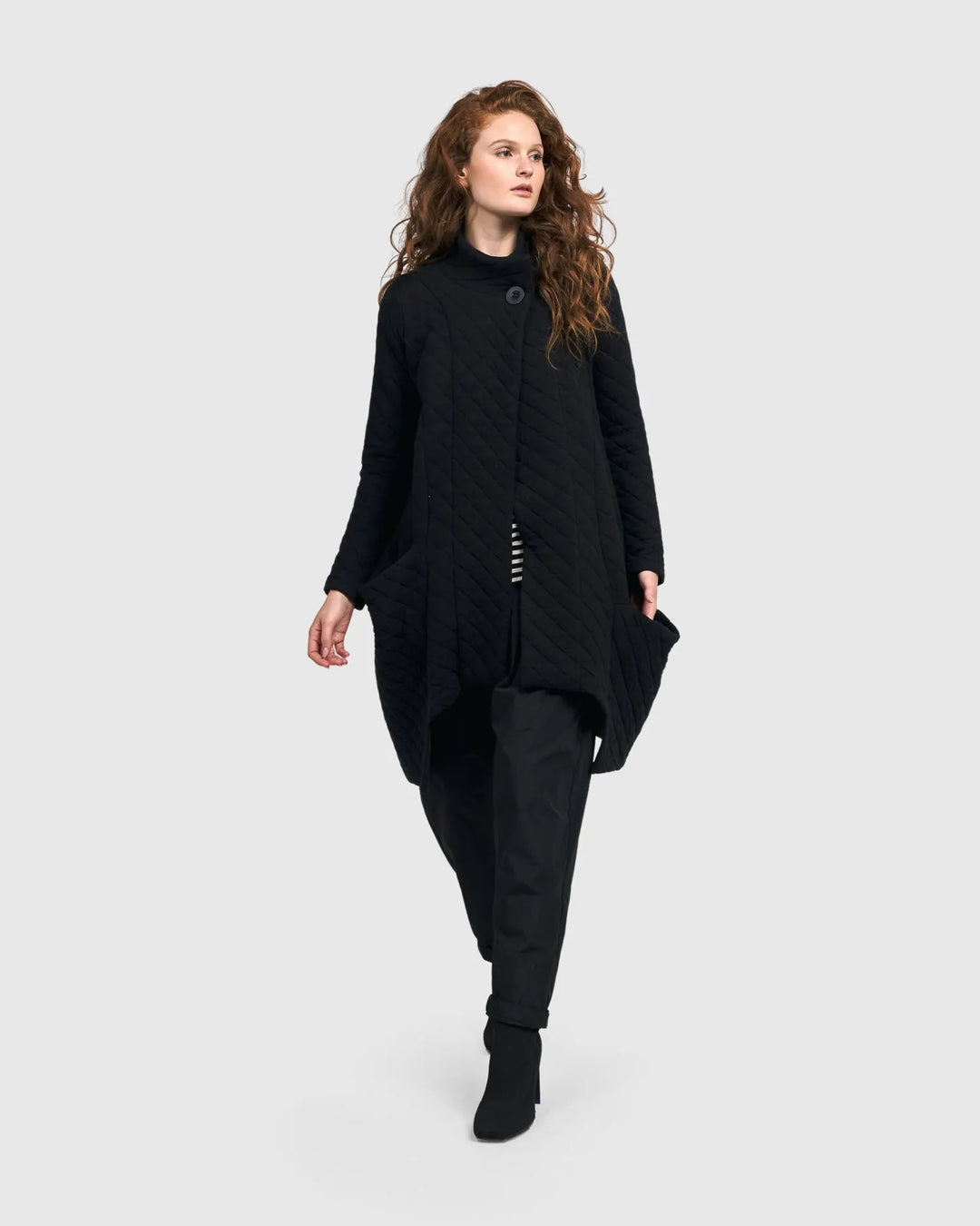 Urban Chamberlain Draped Jacket, Black