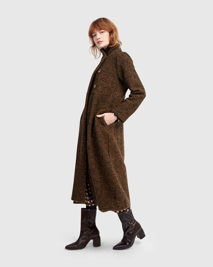 Urban Tash Long Coat, Honey