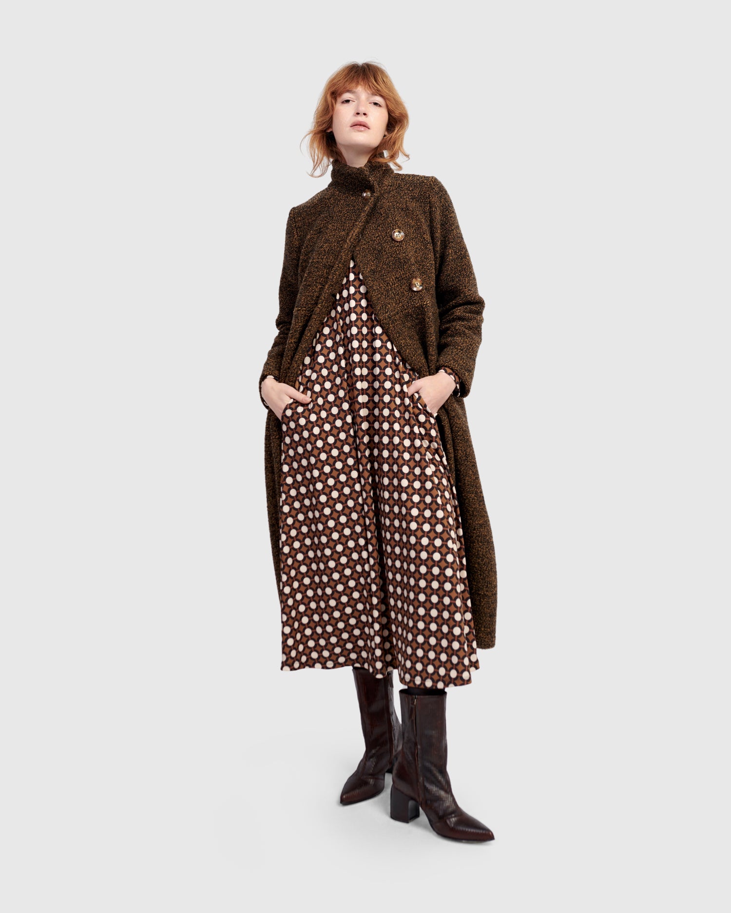 Urban Tash Long Coat, Honey – Alembika U.S.