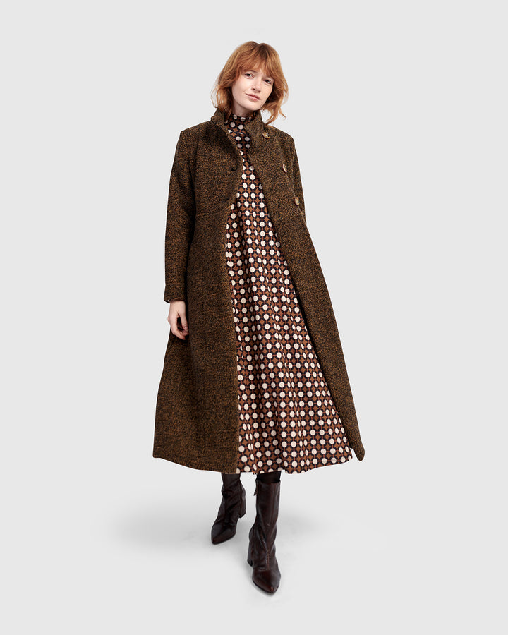 Urban Tash Long Coat, Honey
