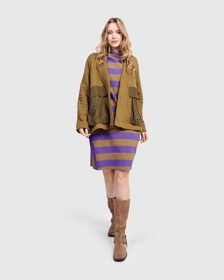 Urban Striker Tee Dress, Purple