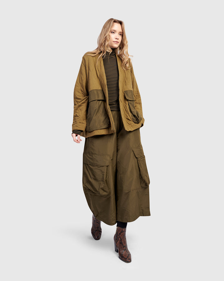 Urban Parcel Quilted Jacket, Khaki