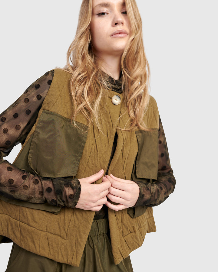 Urban Stow Vest, Khaki