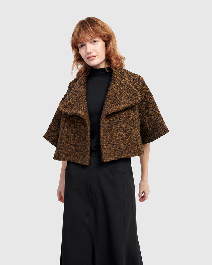 Urban Capulet Crop Jacket, Honey