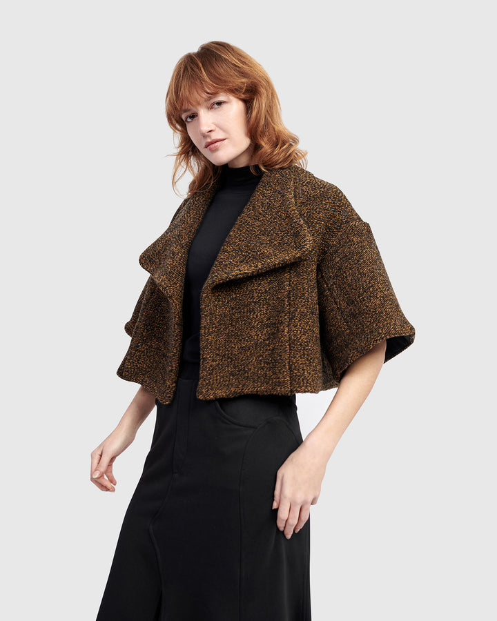 Urban Capulet Crop Jacket, Honey