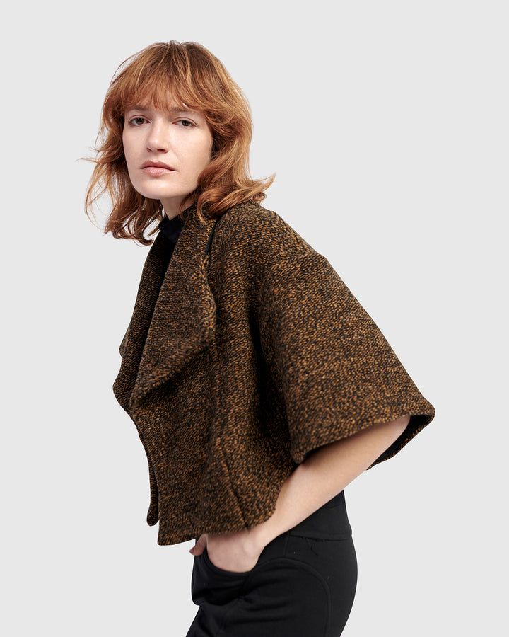 Urban Capulet Crop Jacket, Honey