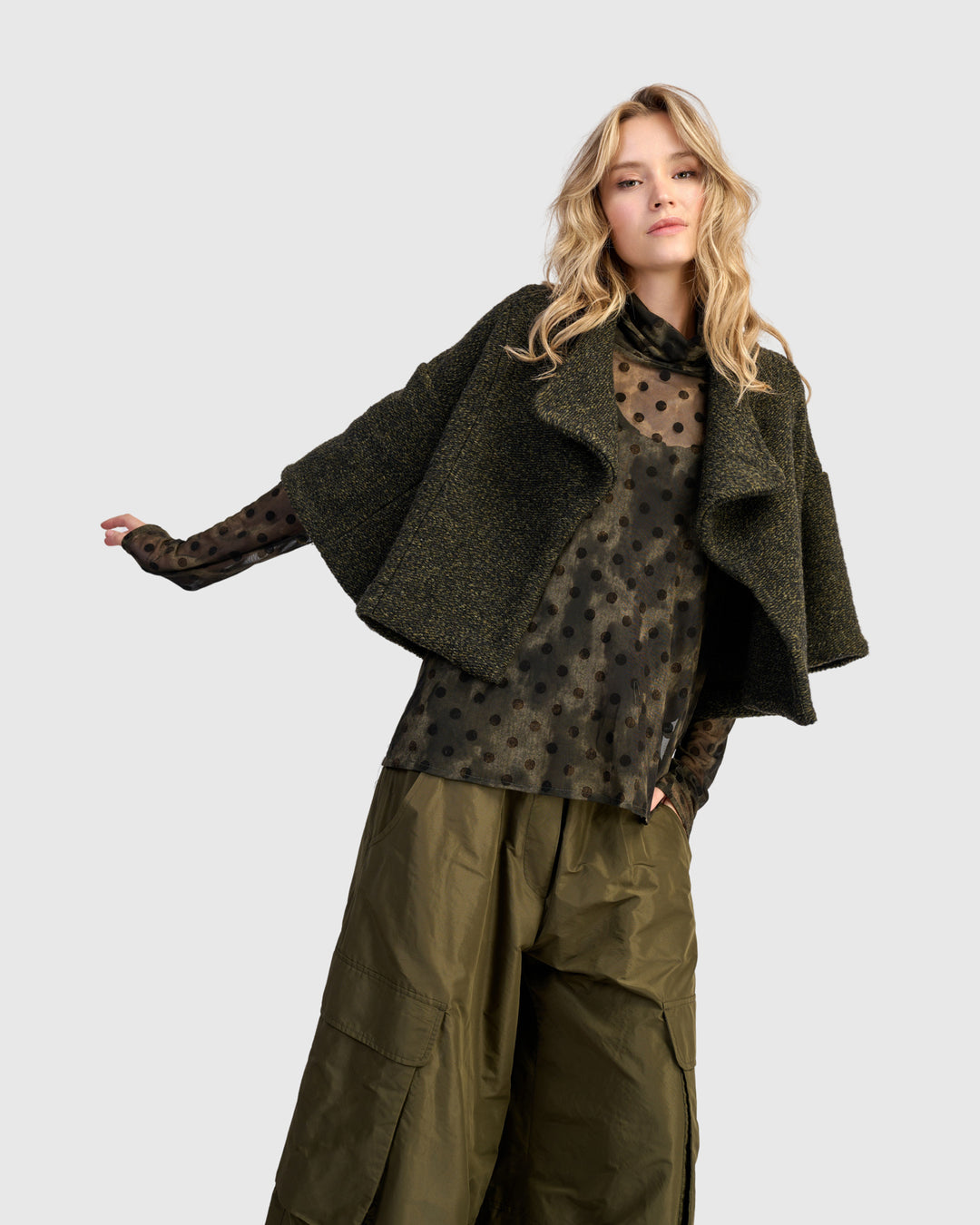 Urban Briar Mesh Turtleneck, Antique