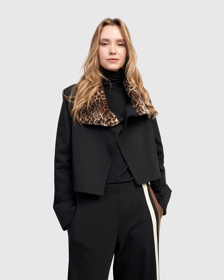 Urban Snug Moto Jacket, Black