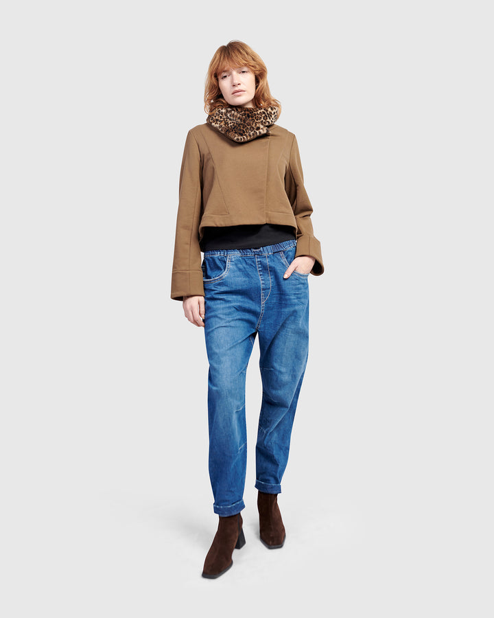Urban Snug Moto Jacket, Camel