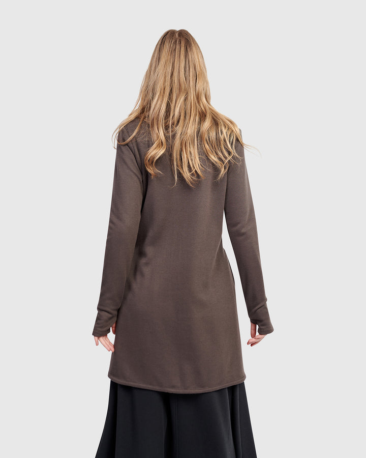 Urban Cloud Wrap Cardigan, Mocha