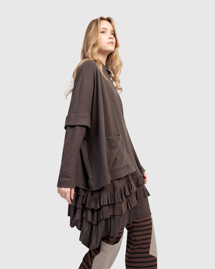 Urban Cloud Nestle Cardigan, Mocha