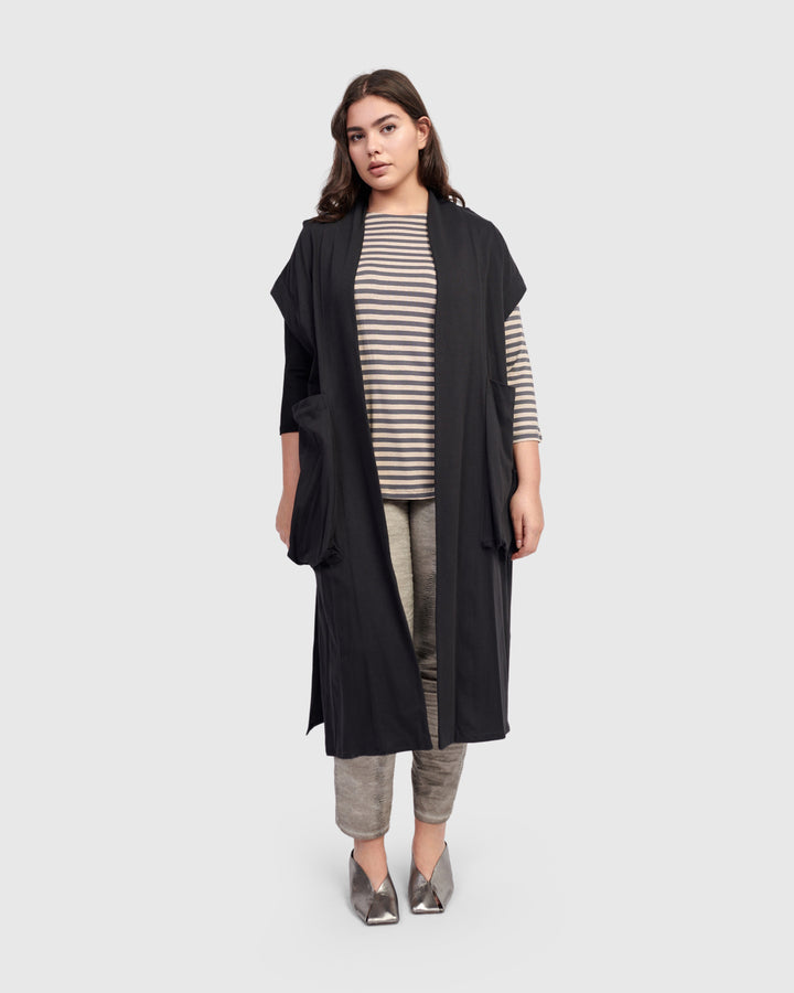 Urban Berlin Duster Jacket, Black