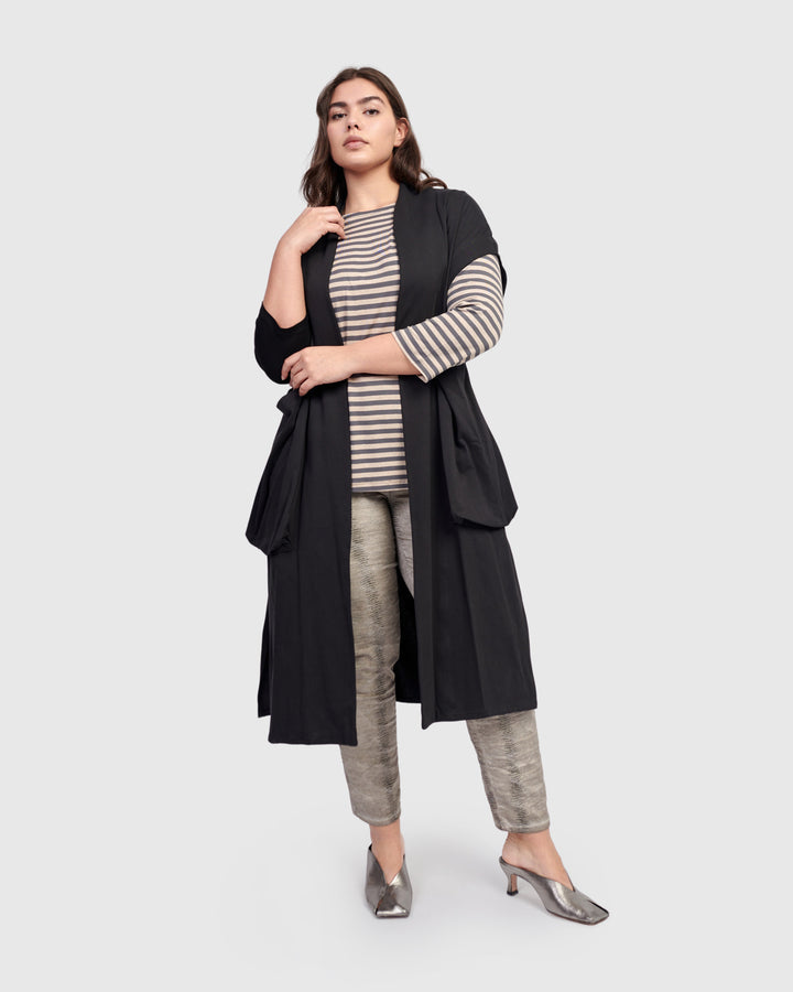 Urban Berlin Duster Jacket, Black