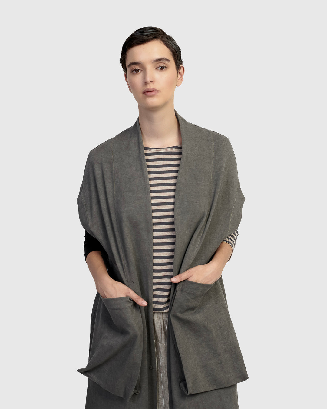 Urban Berlin Duster Jacket, Grey