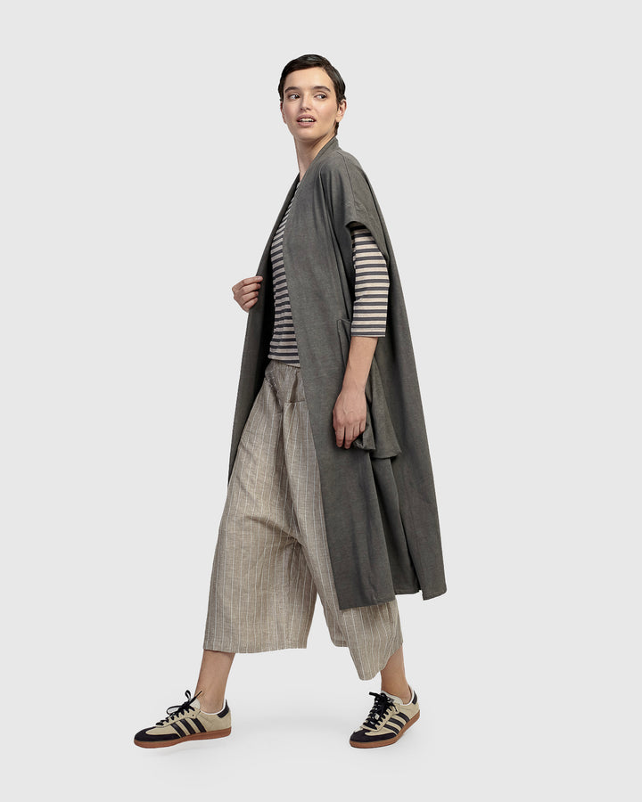 Urban Berlin Duster Jacket, Grey