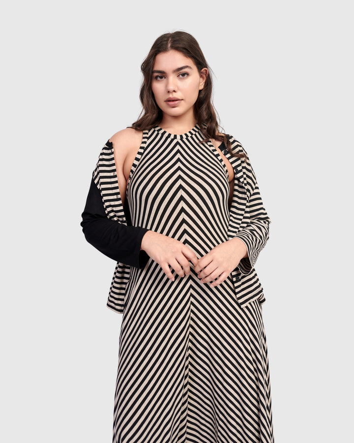 Urban Cleopatra Maxi Dress, Stripes