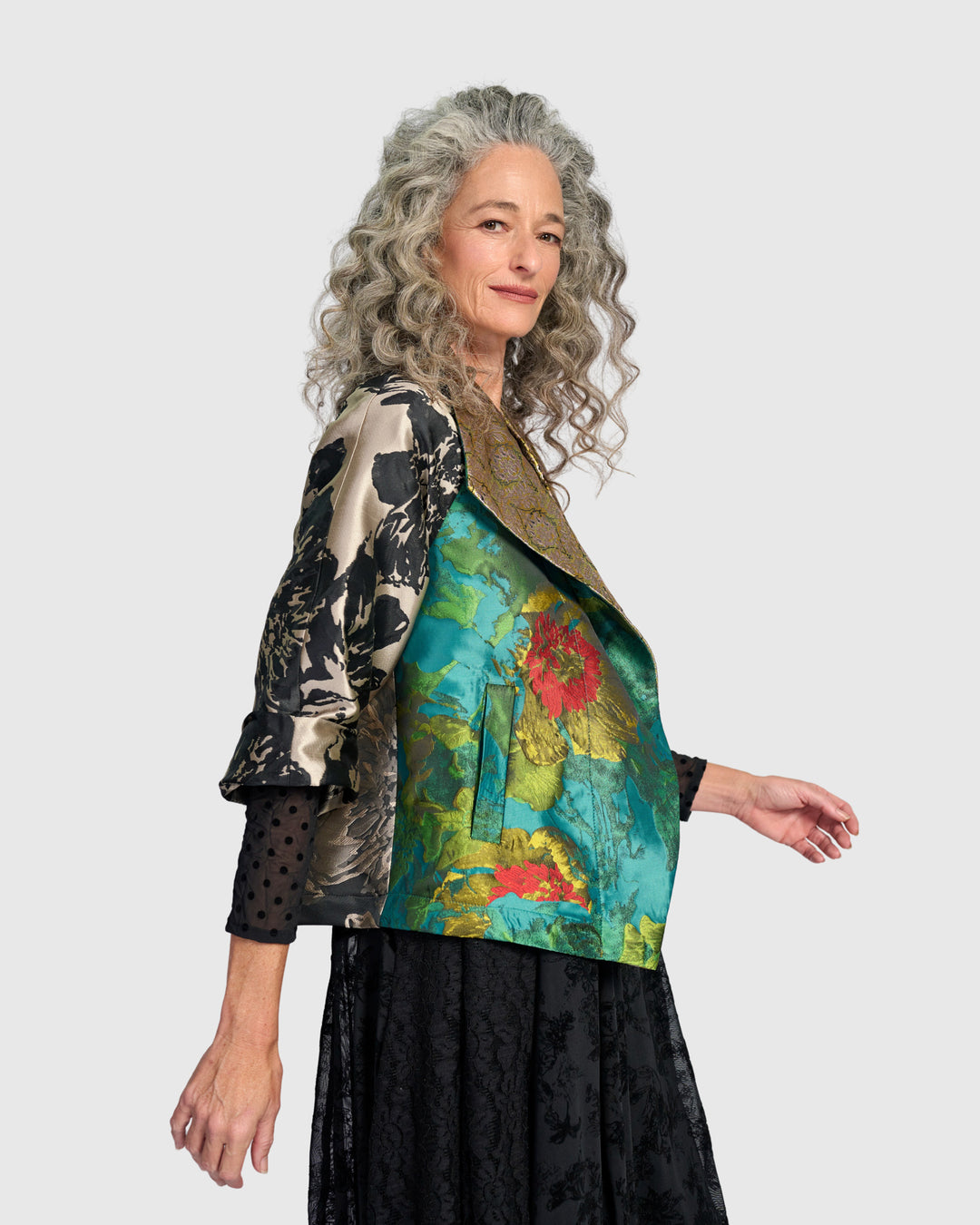 Gilded Cocktail Jacket, Jacquard Mix