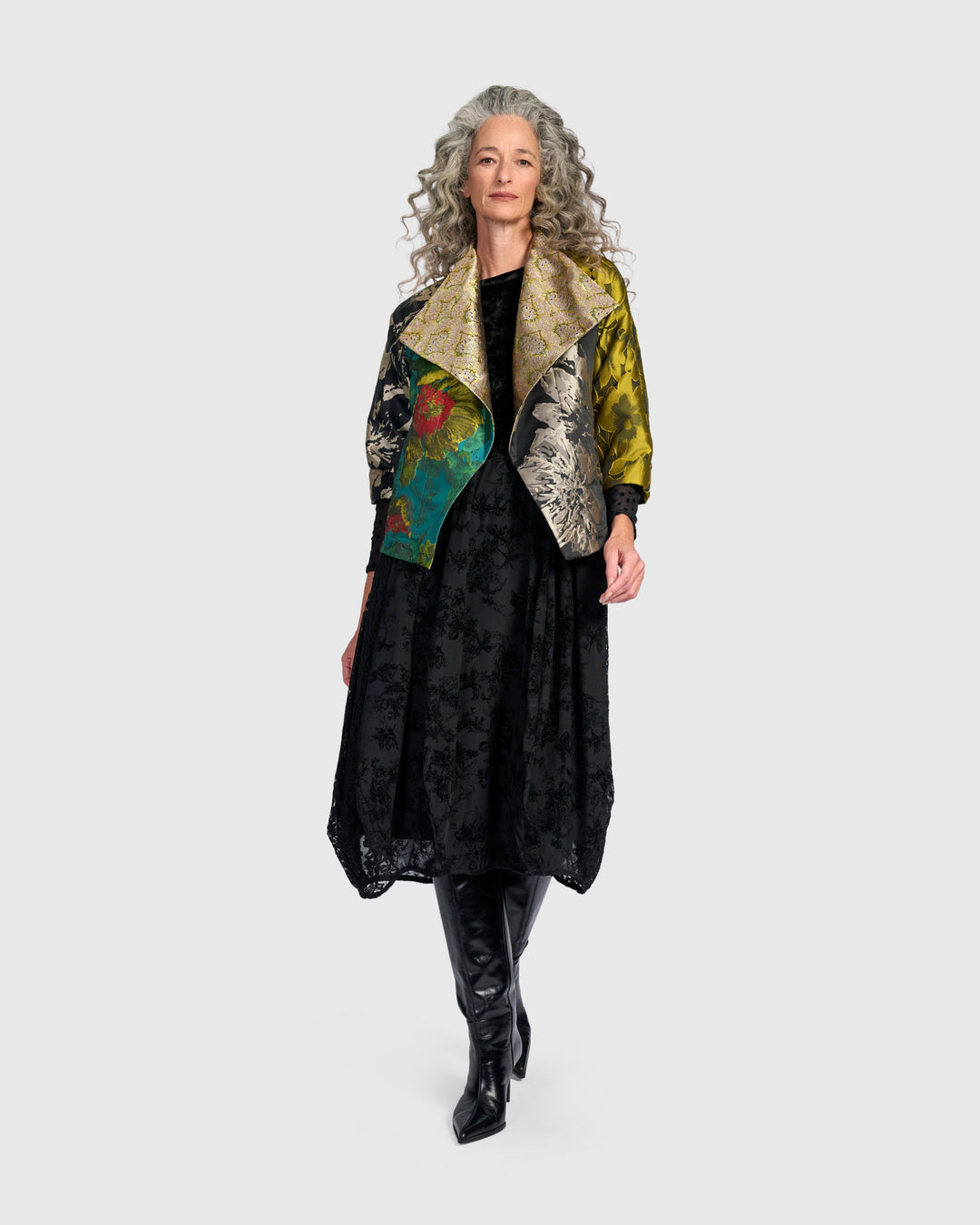 Gilded Cocktail Jacket, Jacquard Mix