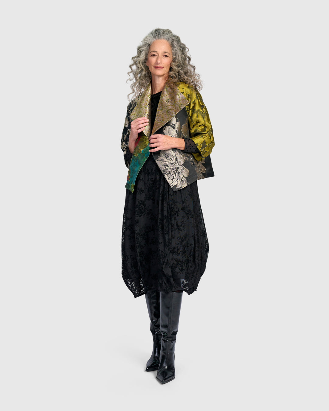 Gilded Cocktail Jacket, Jacquard Mix