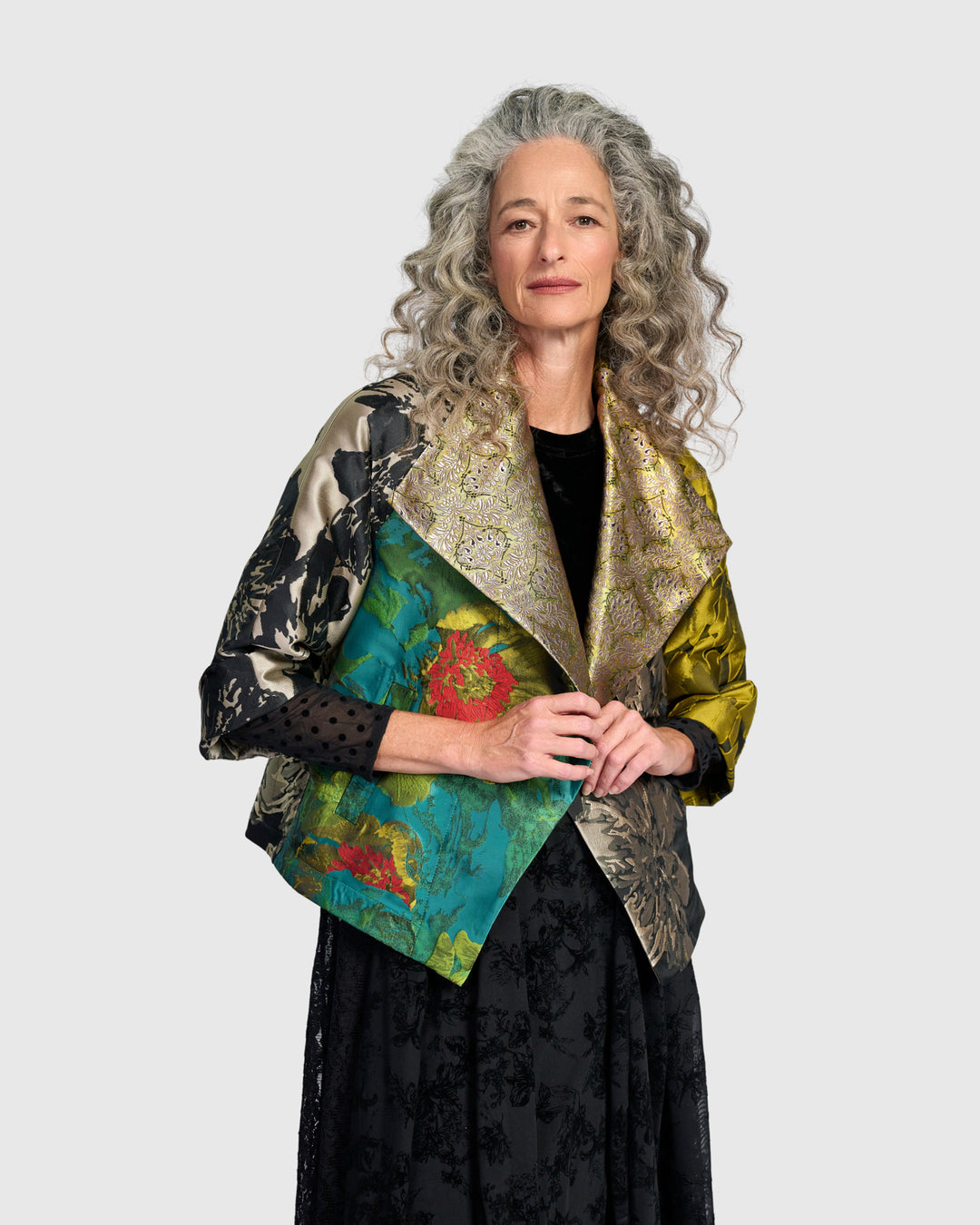 Gilded Cocktail Jacket, Jacquard Mix