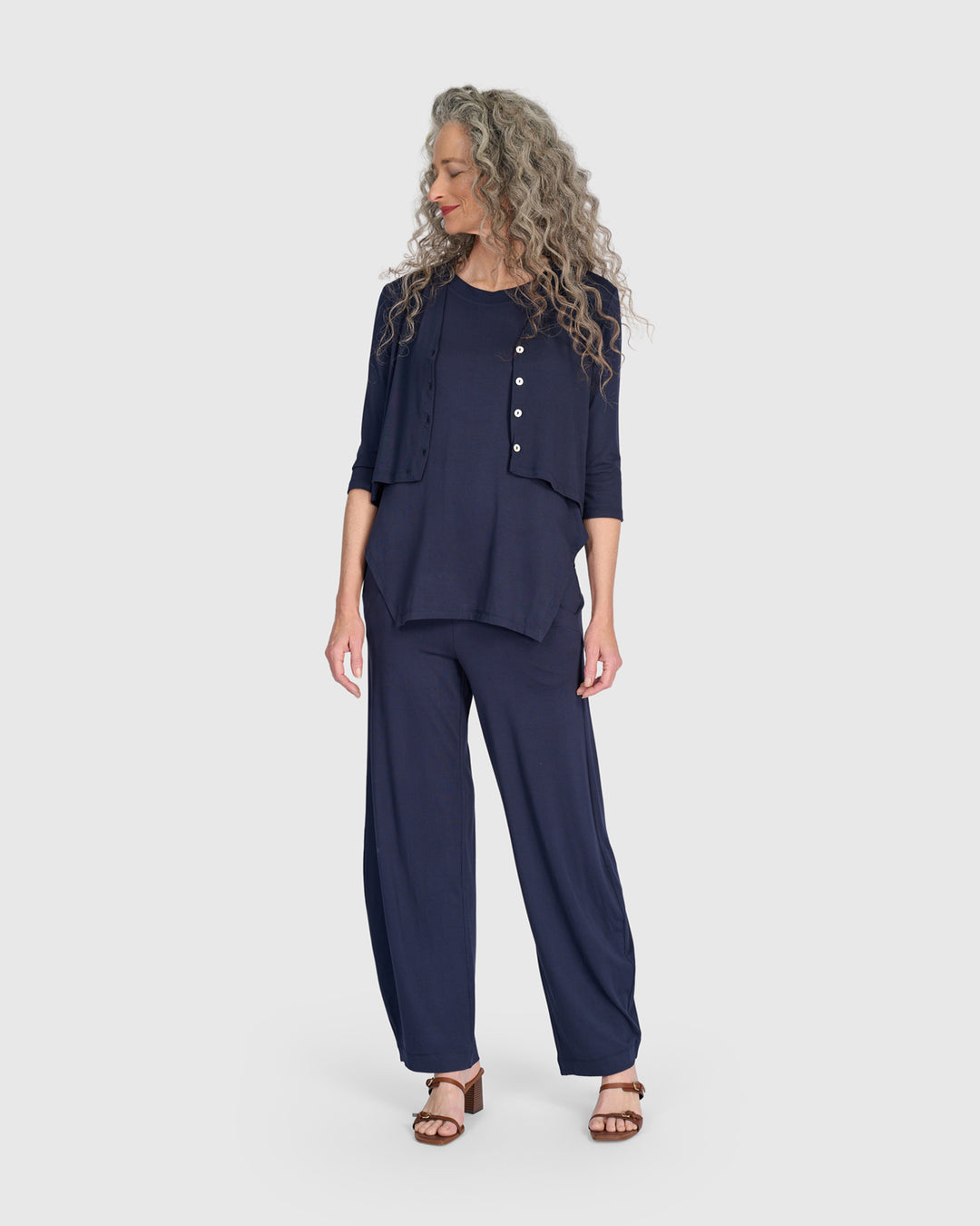 Essential Flow Pants, Navy
