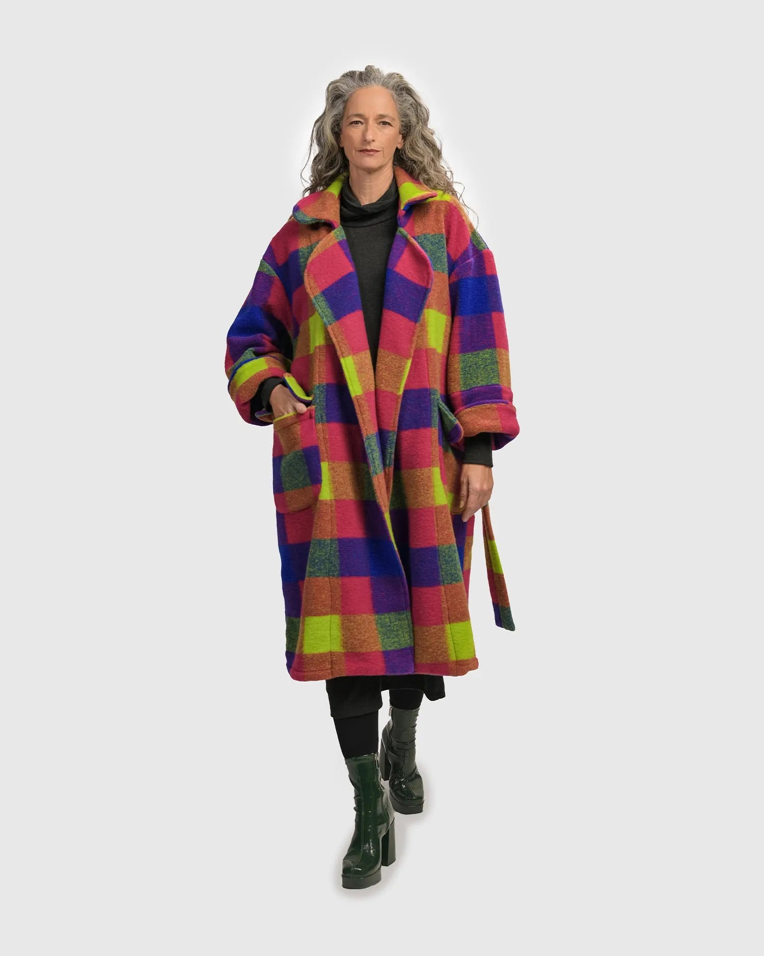 Rainbow deals checkered jacket