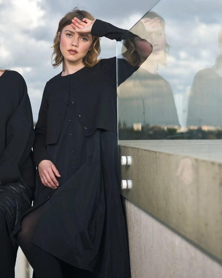 Urban Graphite Dress, Black