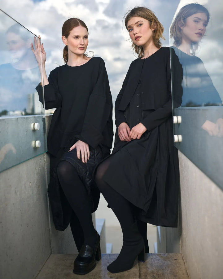 Urban Graphite Dress, Black