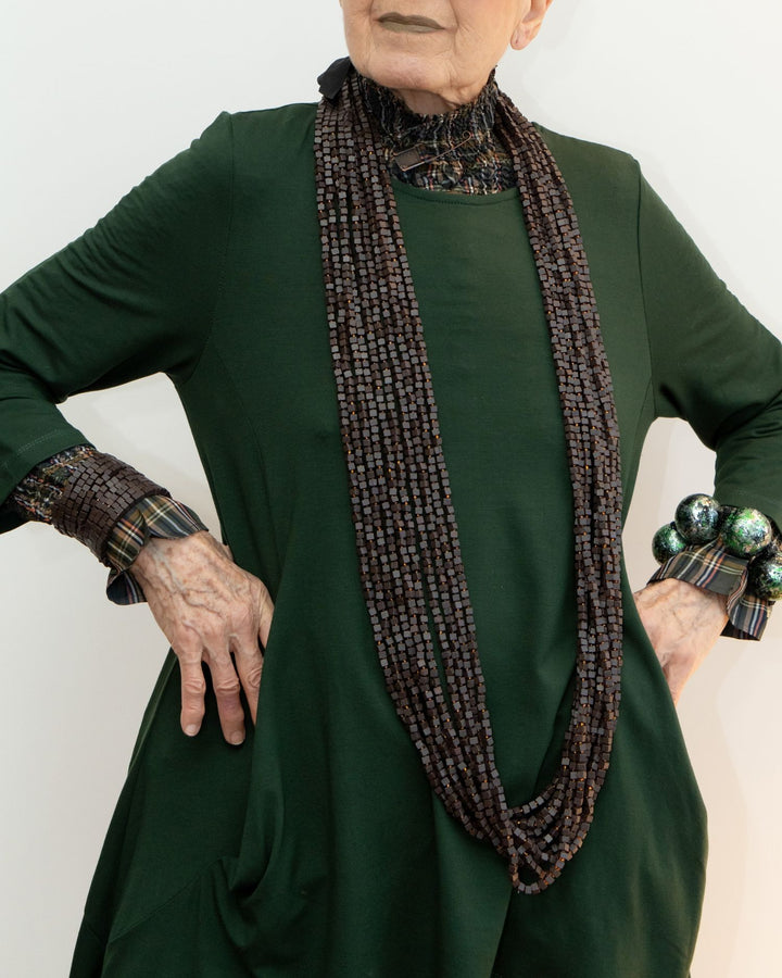 Next Pashmina Necklace, Coffee Brown