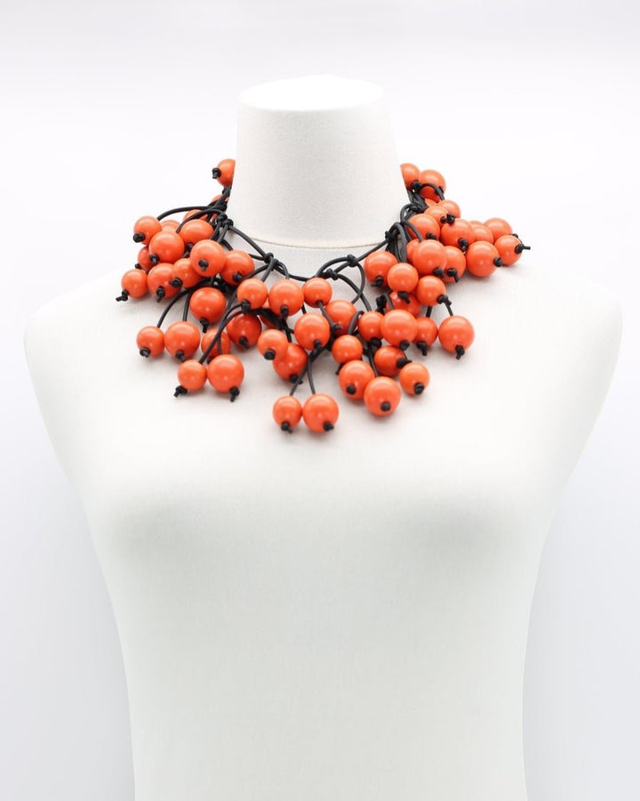 Berry Tree Necklace, Orange