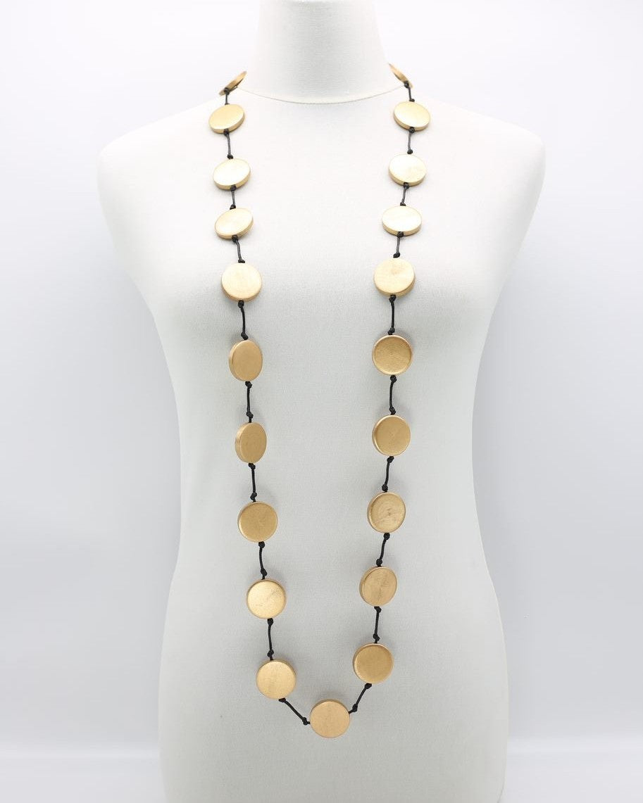 Coin Necklace, Silver
