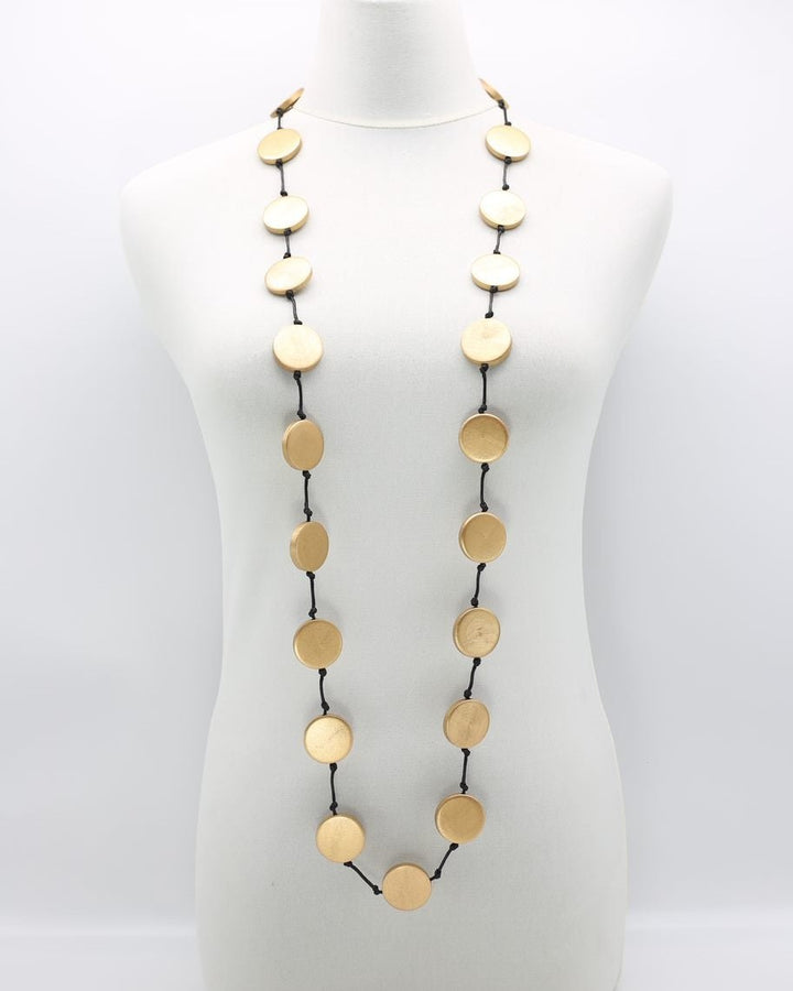 Coin Necklace, Silver