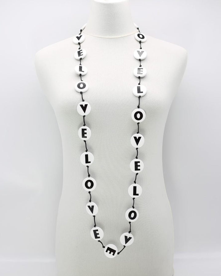 Endless Love Necklace, White