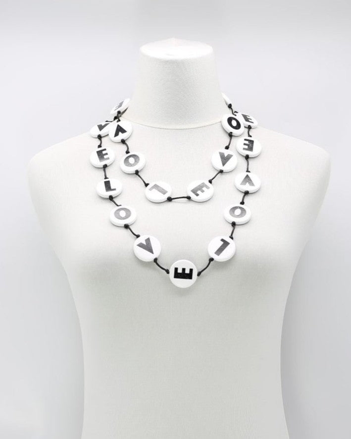 Endless Love Necklace, White